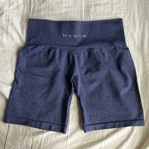 Blue NVGTN Shorts